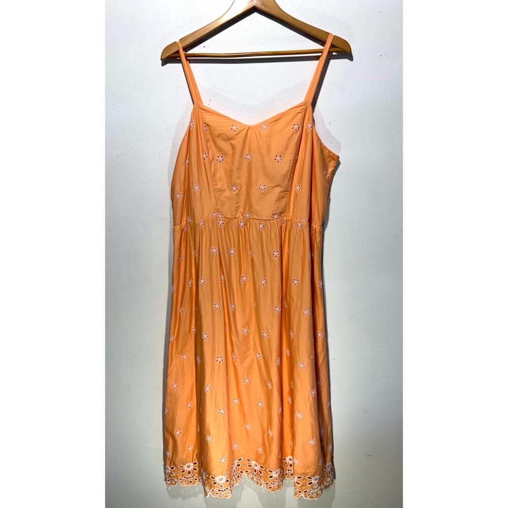 Old Navy midi maxi dress embroidered sundress summer vacation colorful women XL